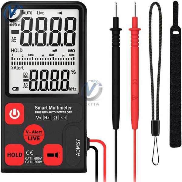 

multimeters 3.5'' adms7 portable digital multimet adms7cl 3-line lcd display voltmeter with voltage ncv resistance ohm hz tester