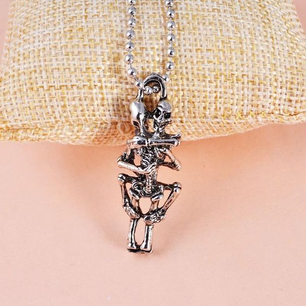 

chokers european necklace to death foreign trade skull gothic, Golden;silver