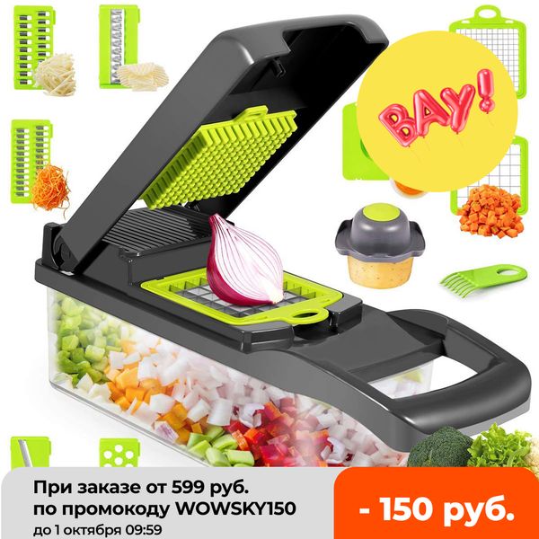

multifunctional vegetable cutter shredders slicer with basket fruit potato chopper carrot grater slicer mandoline for kitchen