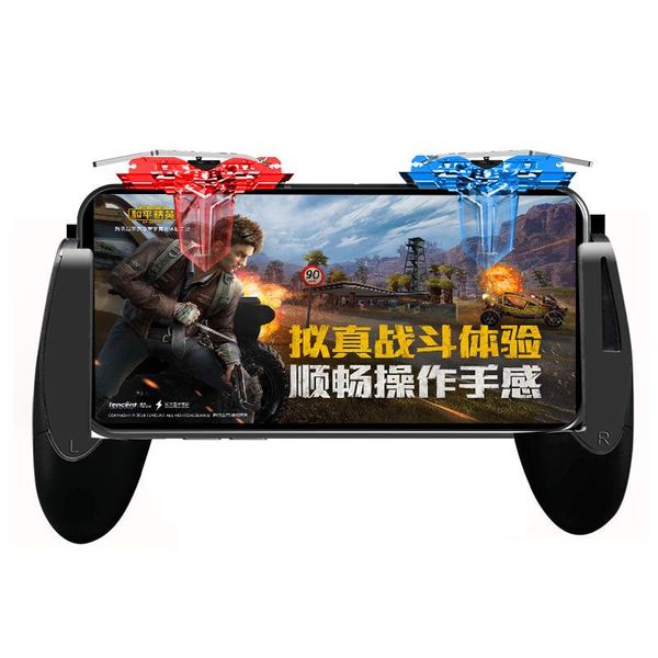 

game controllers & joysticks abs plastic controller fr pubg gamepad handle mobile phone joystick trigger aim shooting l1r1 key button for ip