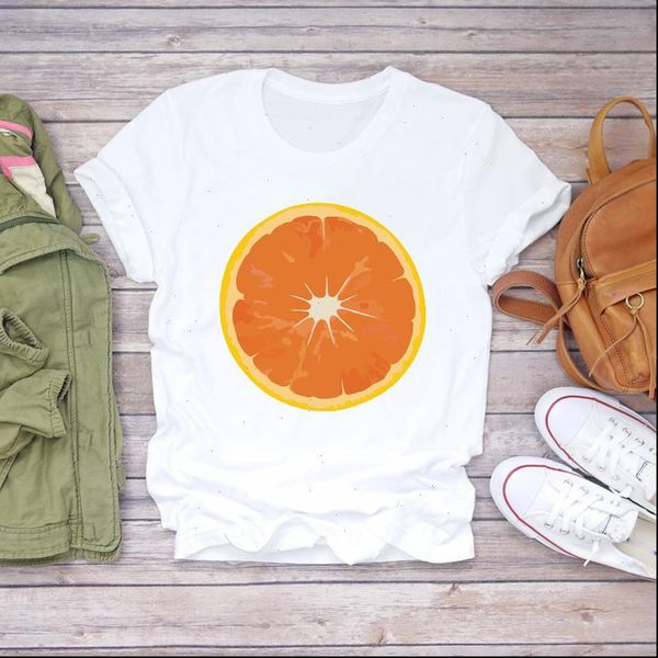 

women fruit lemon fashion aesthetic punk streetwear lady print t shirts t shirt ladies womenns graphic female tee t shirt, White