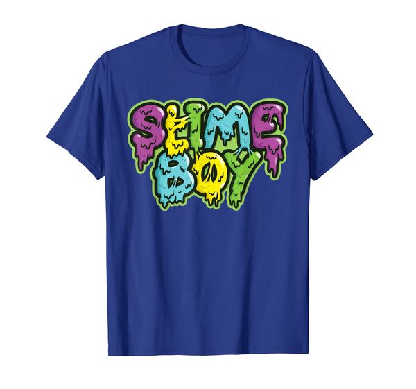 

slime boy t shirts for kids boys men gift, White;black