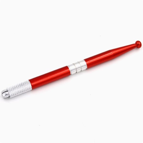 

1pcs red ermanent make up eyebrow microblading tebori manual pen for eyebrow ing