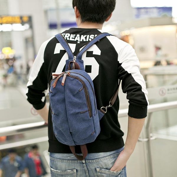 

backpack canvas multi-function shoulder casual men's