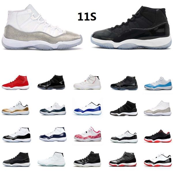 

11 11s low legend blue white concord 45 bred men basketball shoes metallic gold pantone burgundy xi women sports sneakers