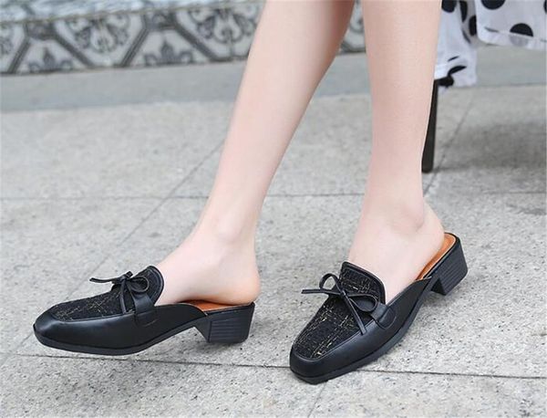 

slippers women summer outdoor fashion casual sandals pu leather footwear height increasing 4cm, Black