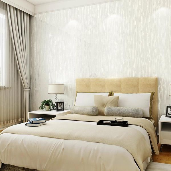 

wallpapers modern simple thickened non woven stripe wallpaper monochrome bedroom living room home decoration y69
