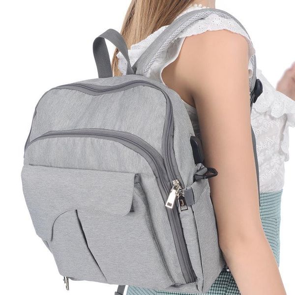

diaper bags double-shoulder mommy bag multifunctional large-capacity mother and baby bottle travel portable