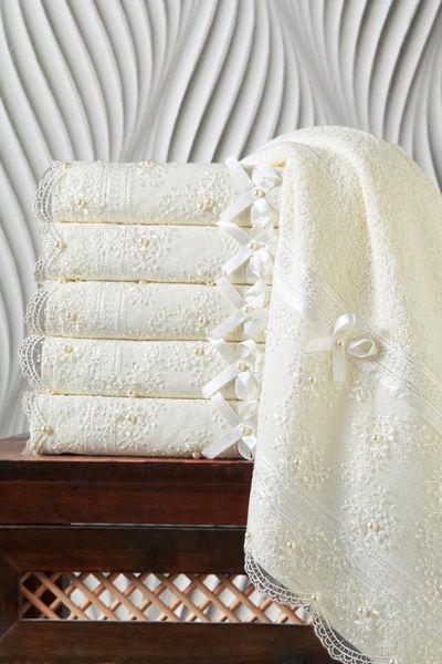 

towel 100 cotton turkey production lace velvet absorbent fabric coral for home bathroom sets