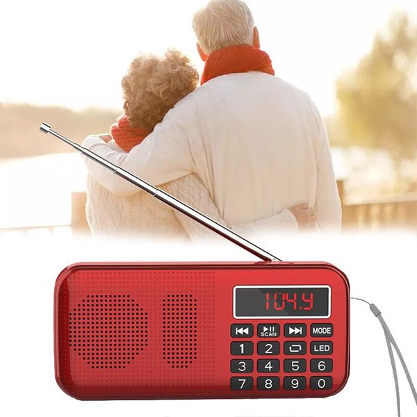 

l-558am digital mp3 music player speaker mini portable mini auto fm am mw pocket radio receiver