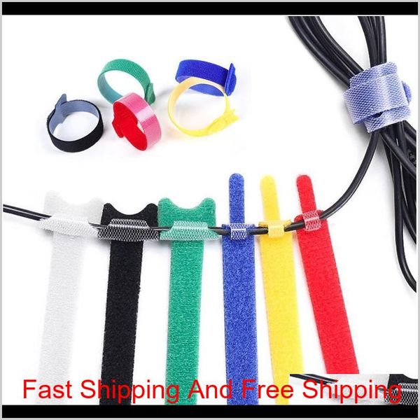 

50pcs reusable black cable cordtidy organiser tool hook and loop cable ties nylon strap hook loop ties multiple colour wmtkqk xfmyz fv3hw