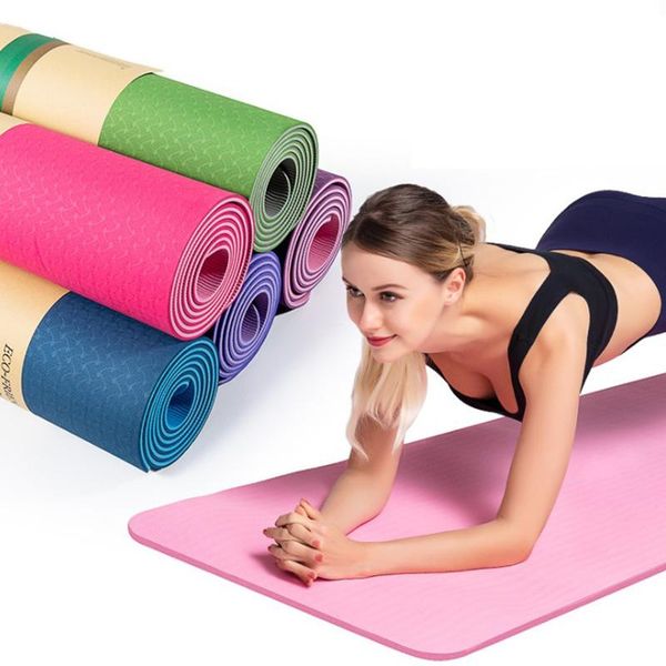 

yoga mats 1pc mat position line non slip beginner environmental fitness