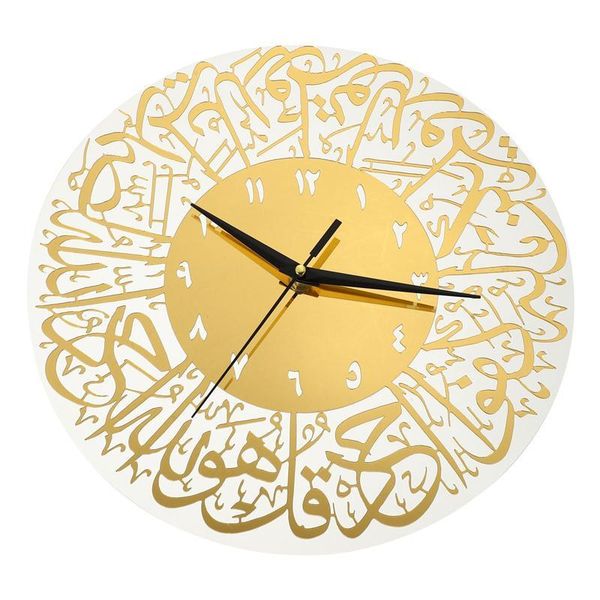 

wall clocks eid mubarak creative clock diy ramadan lesser bairam acrylic hanging art decorations home decor