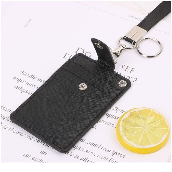 

thinkthendo office work school id card badge holder with keyring rope layards neck strap bag accessories jllhpq