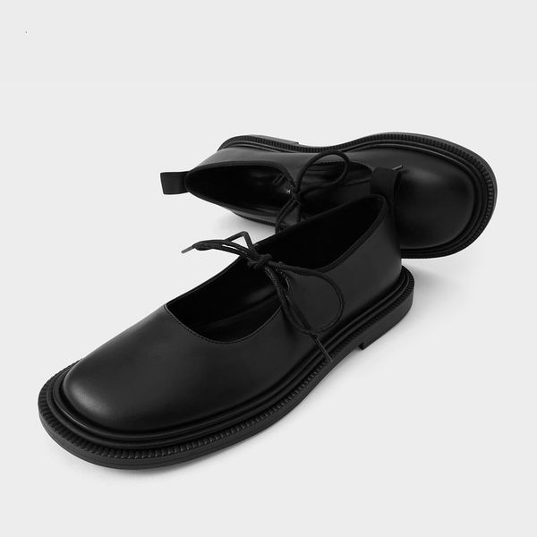 

dress shoes mary jane lace and round women's shoes, college style, low for spring, hufb, Black
