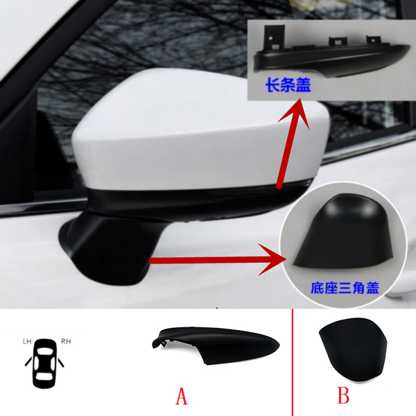 

car side door rearview mirror lower covers wing mirror shell housing cap for mazda 3 2014-2016