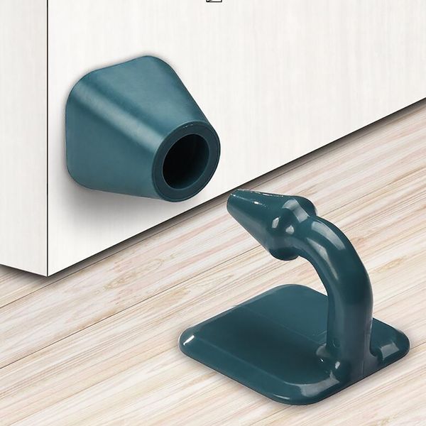 Tappo per porta in silicone Tampone per porta autoadesiva Pratico protettore per pavimento Supporto per porta anti-urto senza custodia JW93