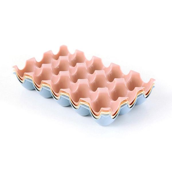

storage bottles & jars kitchen egg box refrigerator eggs 15 grid plastic e2s
