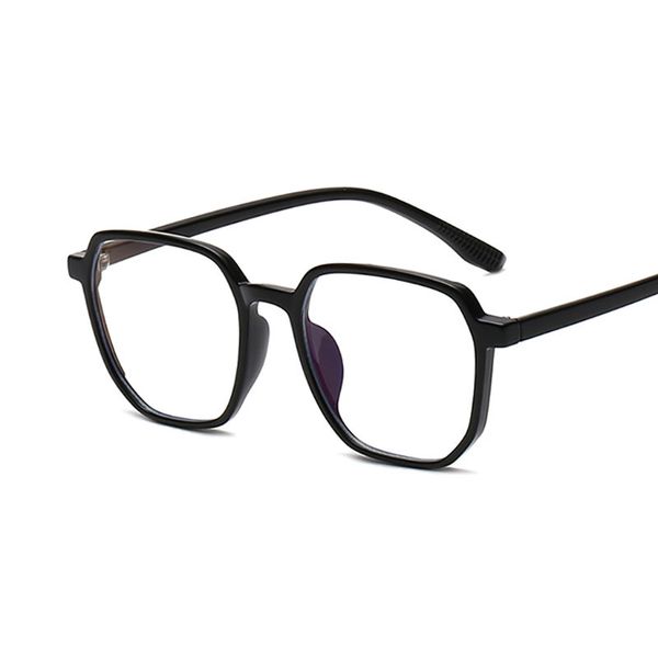 

fashion tr90 anti-blu-ray 2021 new personality flat spectacle sunglasses frame, Black
