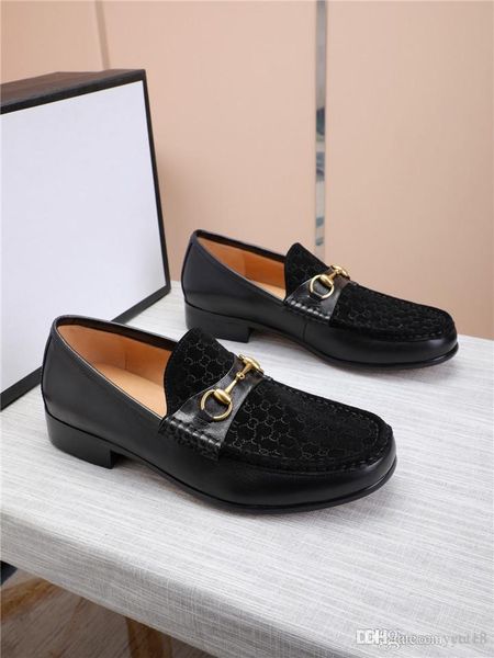 

a1 loafers men dress shoes 21ss famous brand snake print coiffeur designer men shoes leather slip dress luxury shoes for men formal 22, Black