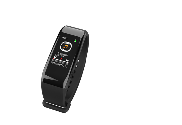 

digital voice recorder in style sport watch bracelet bluetooth music playback clock display pen