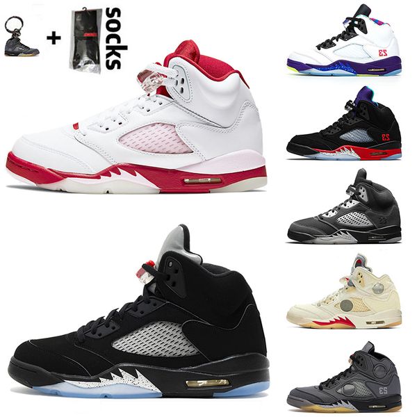 

basketball shoes 5s jumpman outdoot retro sports 5 pink foam metallic silver sail black muslin stealth se oregon trainers sneakers, White;red