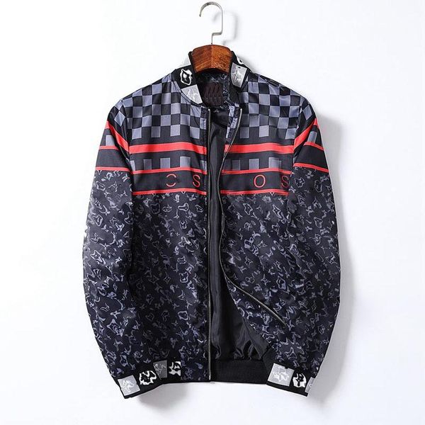 

zipper jacket for men 2021 striped slim pocket mens windbreakers jackets casual baseball men's hoodies coat, Black;brown