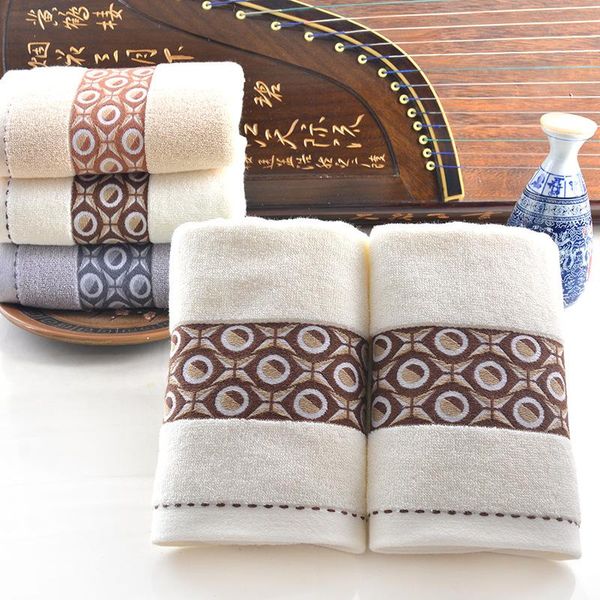 

towel jacquard cat eye pattern face cotton retro soft washcloth travel el portable