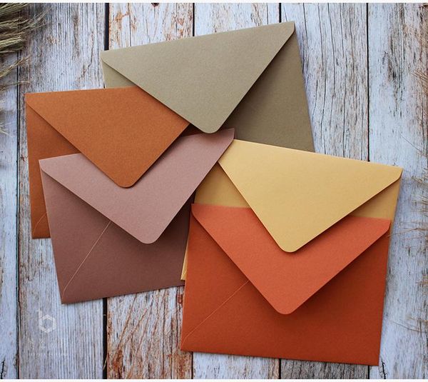

gift wrap japanese rose yarn earth color autumn theme 10.5x15.5cm 7 inch wedding invitation pure letter