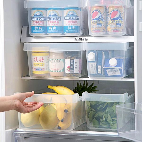 

storage bottles & jars refrigerator box kitchen plastic drawer vegetable preservation