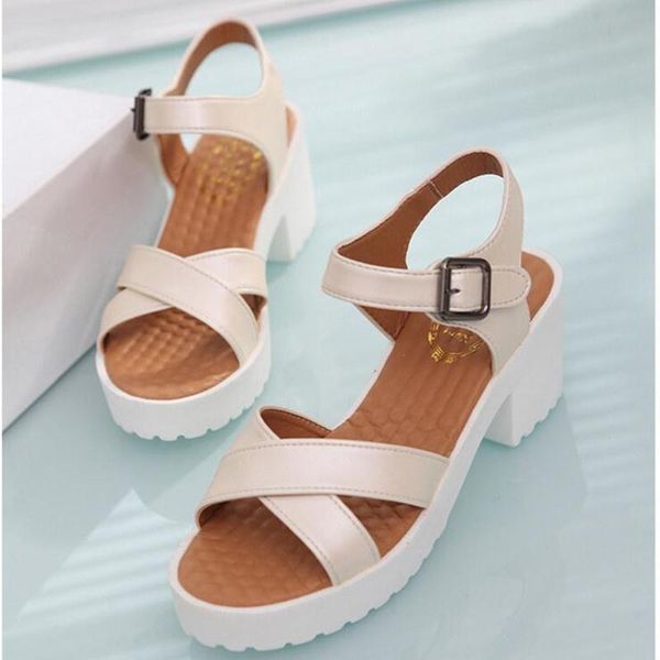 

sandals large size women's summer shoes open flat roman ladies slippers, Black