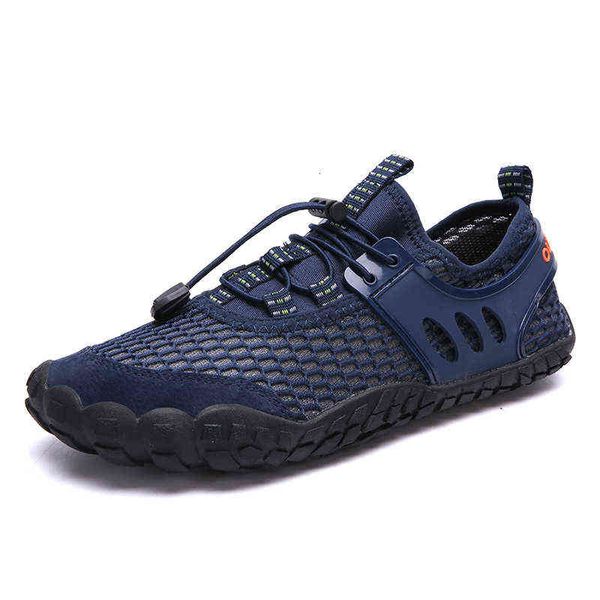 

outdoor men's river shoes five finger large wading non slip mountaineering hiking quick ying beach, Black