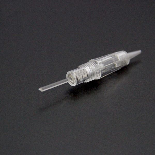 

10pcs 1r tattoo cartridge needles disposable sterilized for permanent makeup needle tip eyebrow lip micropigmentation device pen