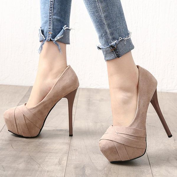 

dress shoes 12cm 14cm high heel women pumps brand quality dance party pointed toe banquet wedding, Black