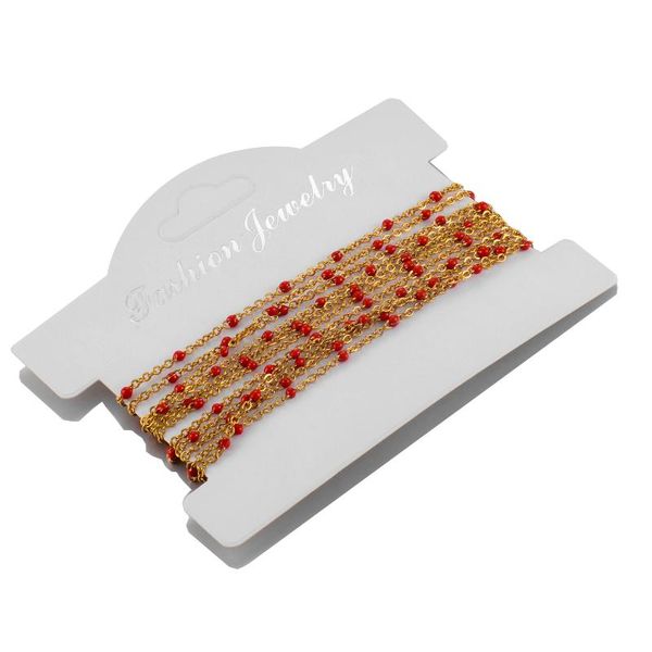 

2 meters 1.5mm width gold cable chain stainless steel enamel satellite link necklace for bracelet anklet making, Silver