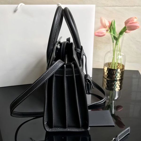 

one-shoulder bag 7a high-end custom quality diagonal cross bag fashion style gold metal accessories with long shoulder strap 0453, Black;red