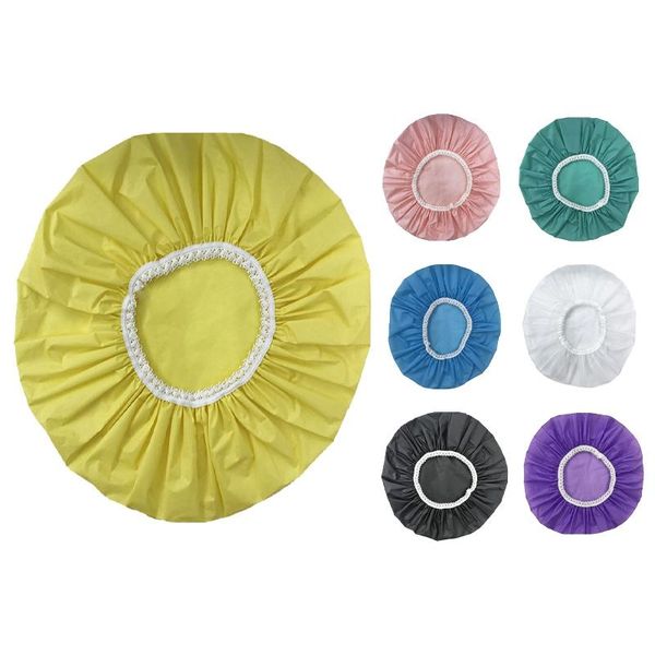 

shower caps 1pcs household waterproof cap, swimming el elastic cap hair set