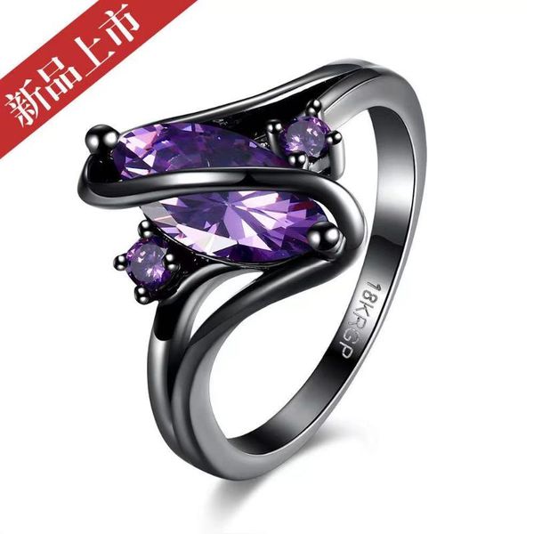 

wedding rings charms engagement jewelry for wome women men shiny elegant female ring blue stones and crystals fine, Slivery;golden