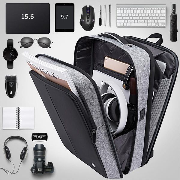

backpack men 15.6 lapoffice work usb multi-layer space travel anti-thief business bag for women teens