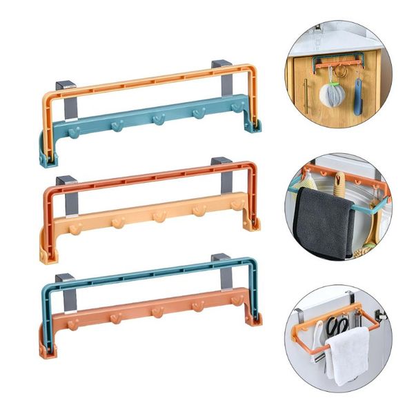

hooks & rails 3pcs premium cupboard hanging racks door hook