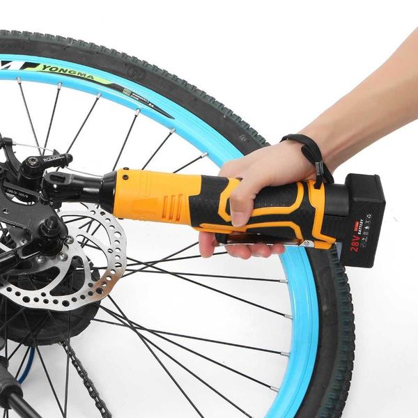 

hand tools 28v 3/8inch electric wrench ratchet tool w/ 2 li-ion battery with us plug eu charger power cordless