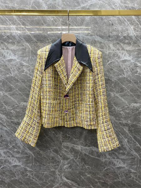 

women's jackets kr07698 fashion women coats & 2021 runway luxury european design party style clothing, Black;brown