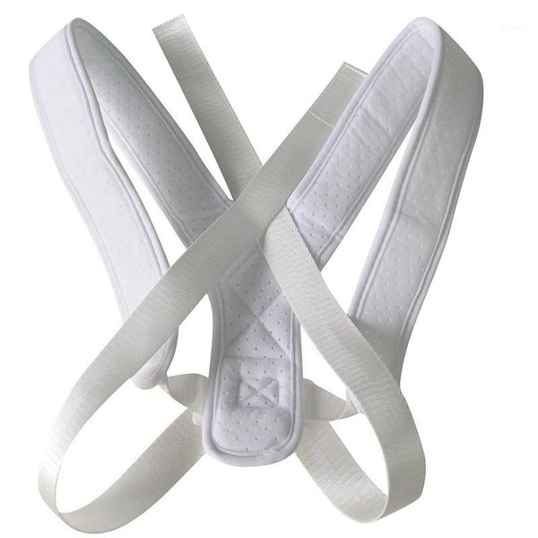 

back support women men adjustable posture correcto clavicle brace for correction corrector useful fitness equipments1, Black;blue