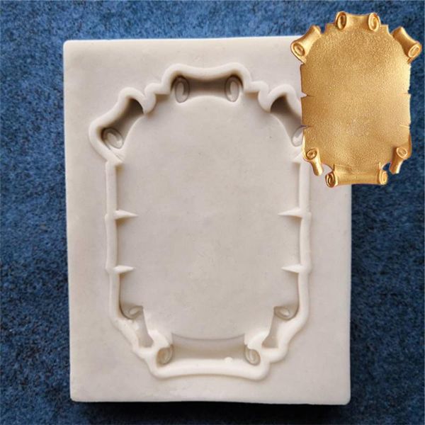 

cake tools european diy frame mold po silicone baking fondant chocolate candy a1296