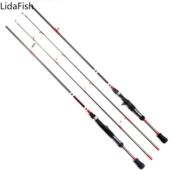 

new 2021 two section 1.8m spinning casting fishing rod 3-21g lure weight ultralight carbon lure rod travel fishing pole