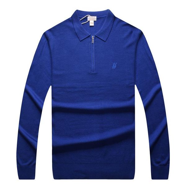 

sweater wool men's 2021 new business zipper warm elasticity comfortable embroidery big size -5xl ing, White;black