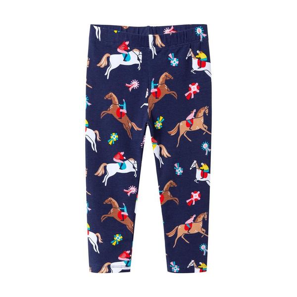 

trousers arrival horse legging pants cartoon print baby skinny for 2-7t kids spring fall, Blue