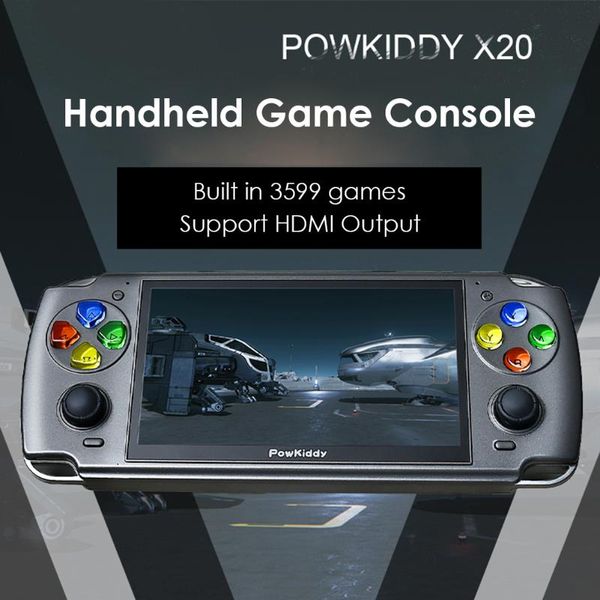 

portable game players powkiddy x20 built-in 3599 video games handheld player adults mini gaming retro console