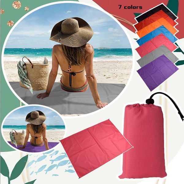 

outdoor pads 140x200cm oversized beach picnic blanket waterproof lightweight extra large mat camping sandproof big size