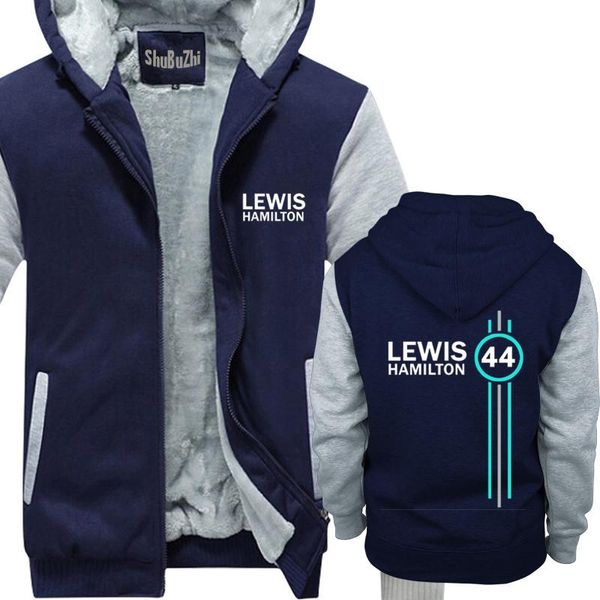 

hamilton 44 clothes hoody coat thick euro lewis fashion brand mens winter shipping fleece size hoodies vdivw, Black